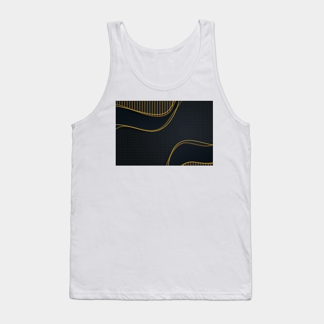 Background Golden Elegant Tank Top by Shop Ovov